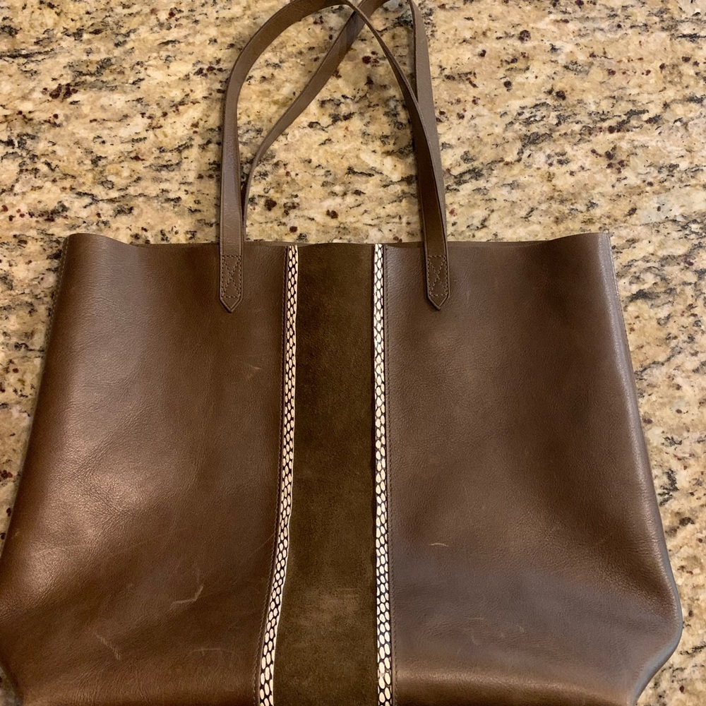 🔥🔥Madewell Leather Transport Tote